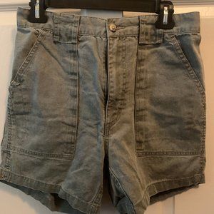 Men’s Olive Hook & Tackle Beer Can Shorts (32)